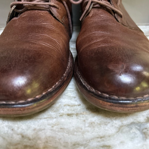 Cole Haan Boots Mens 11.5 Chukka Lace Up Brown Leather Ankle Top Classic lace up main image 7